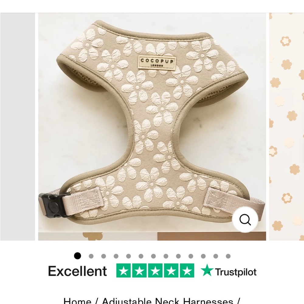 Coco pup London harness size small with tags